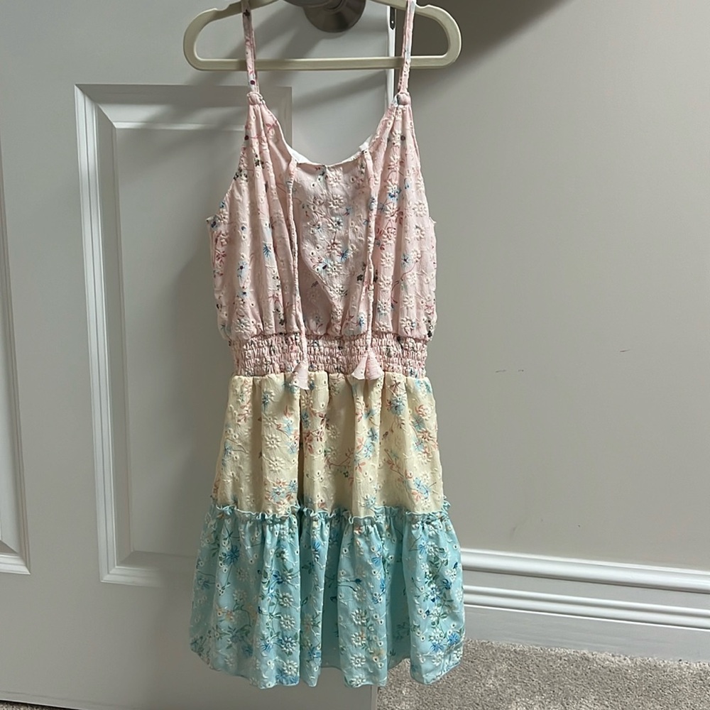 NWT - Flowers by Zoe tricolor floral dress